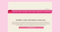 Desktop Screenshot of jacquiscakes.com